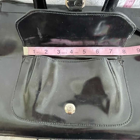 FURLA Vintage Black Leather Shoulder Bag - Picture 6 of 16